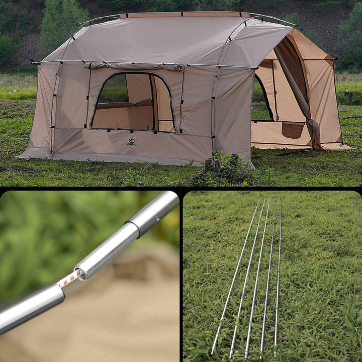 【年中最大Prime Day Sale】【絶版品】【25％OFF】 カヌー 自立式 トンネルテント セット　2点 - GOGlamping