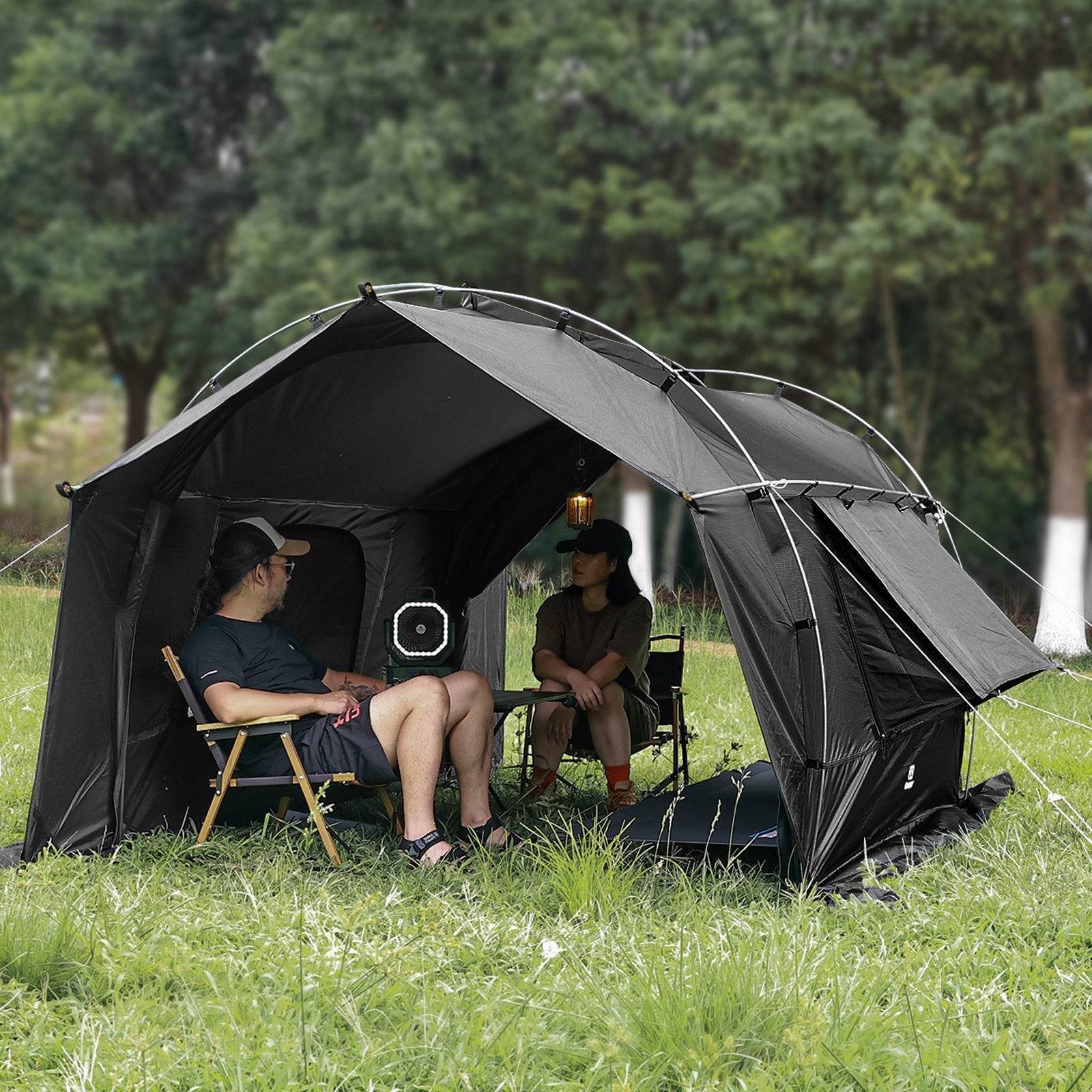 トンネル型キャンプテント フライシート付き 楽天市場】【楽天1位】FIELDOOR テント 大型 ドームテント