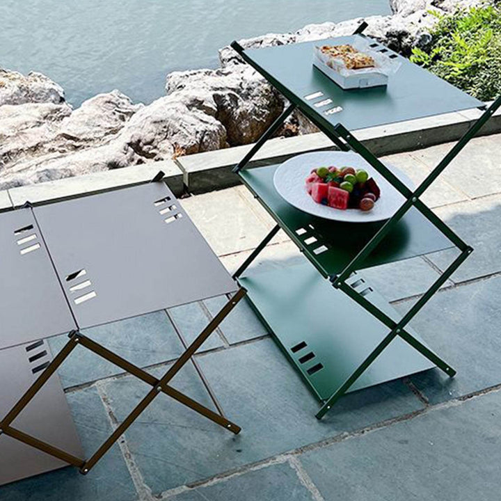 【年中最大Prime Day Sale】【25％OFF】エックスラック 3段フィールドラック キャンプ ラック - GOGlamping