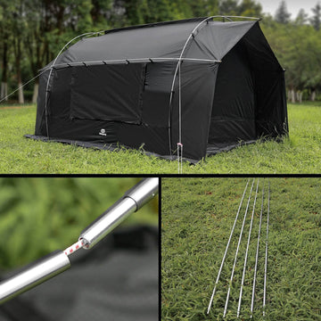 タイムセール中】GOGlamping カヌー自立式トンネルテント
