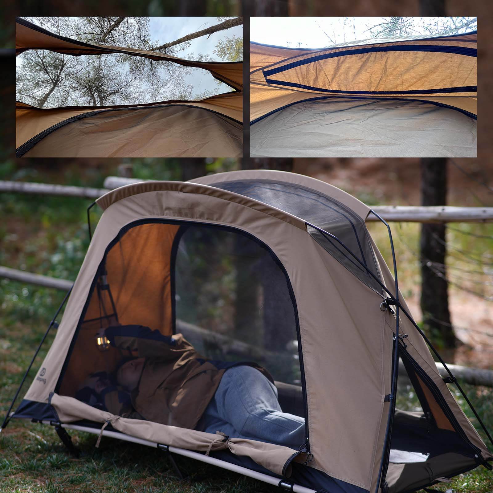GOGlamping SKY EYE CT 自立式 コットテント TC & フライシート