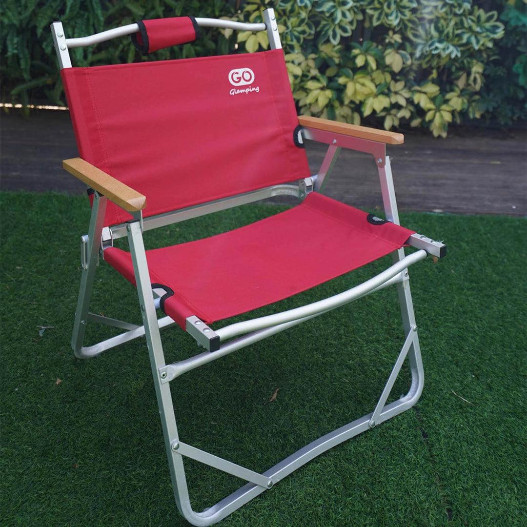 【年中最大Prime Day Sale】【35％OFF】アルミ製 アウトドア 折りたたみ チェア - GOGlamping