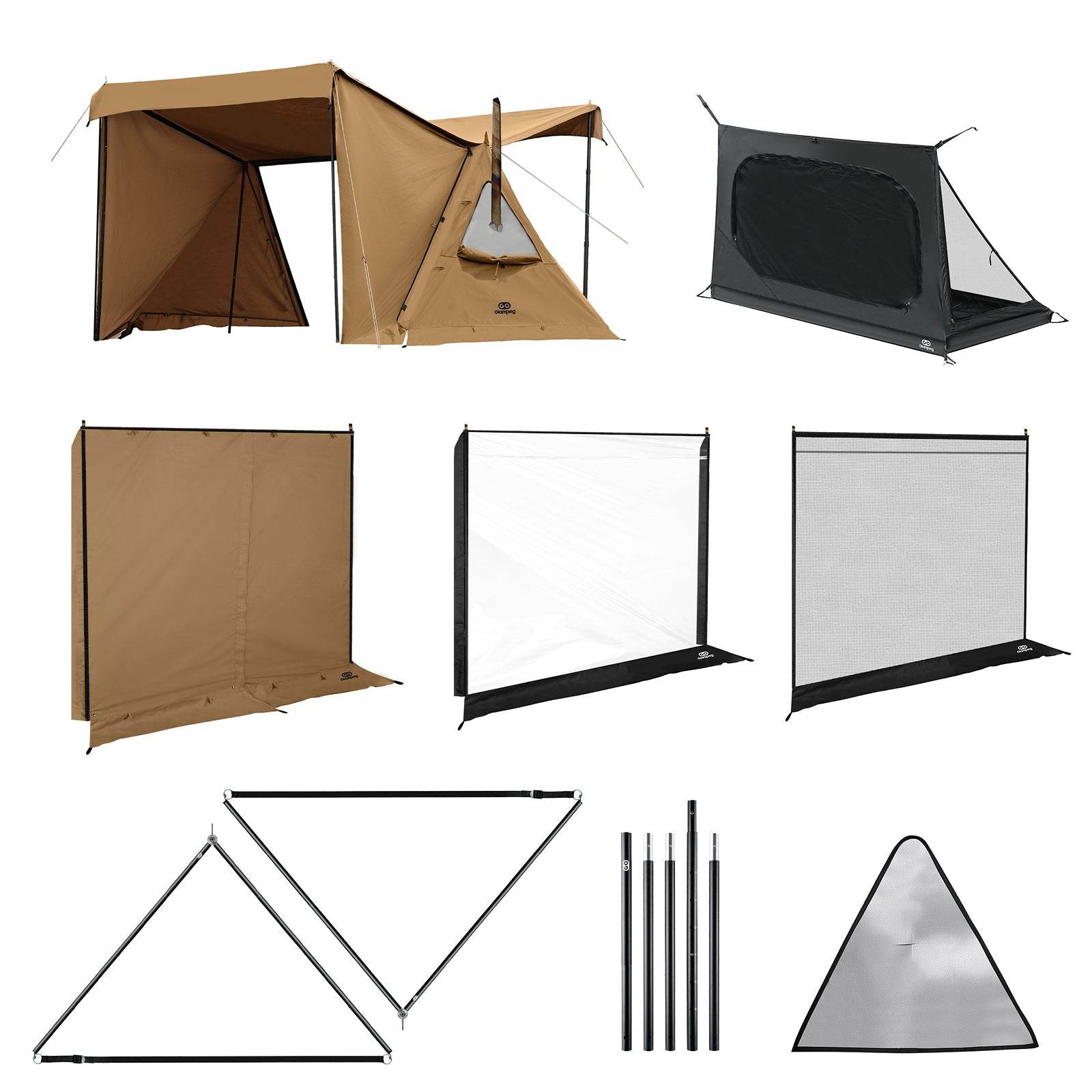 特価39980円】 パップテント セット 8点 – GOGlamping