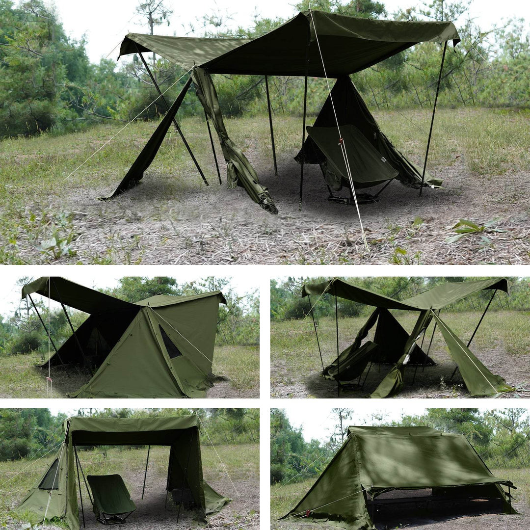 【年中最大Prime Day Sale】【特価41680円】超パップテント セット 　8点 - GOGlamping