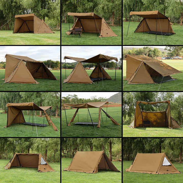 【年中最大Prime Day Sale】【特価41680円】超パップテント セット 　8点 - GOGlamping