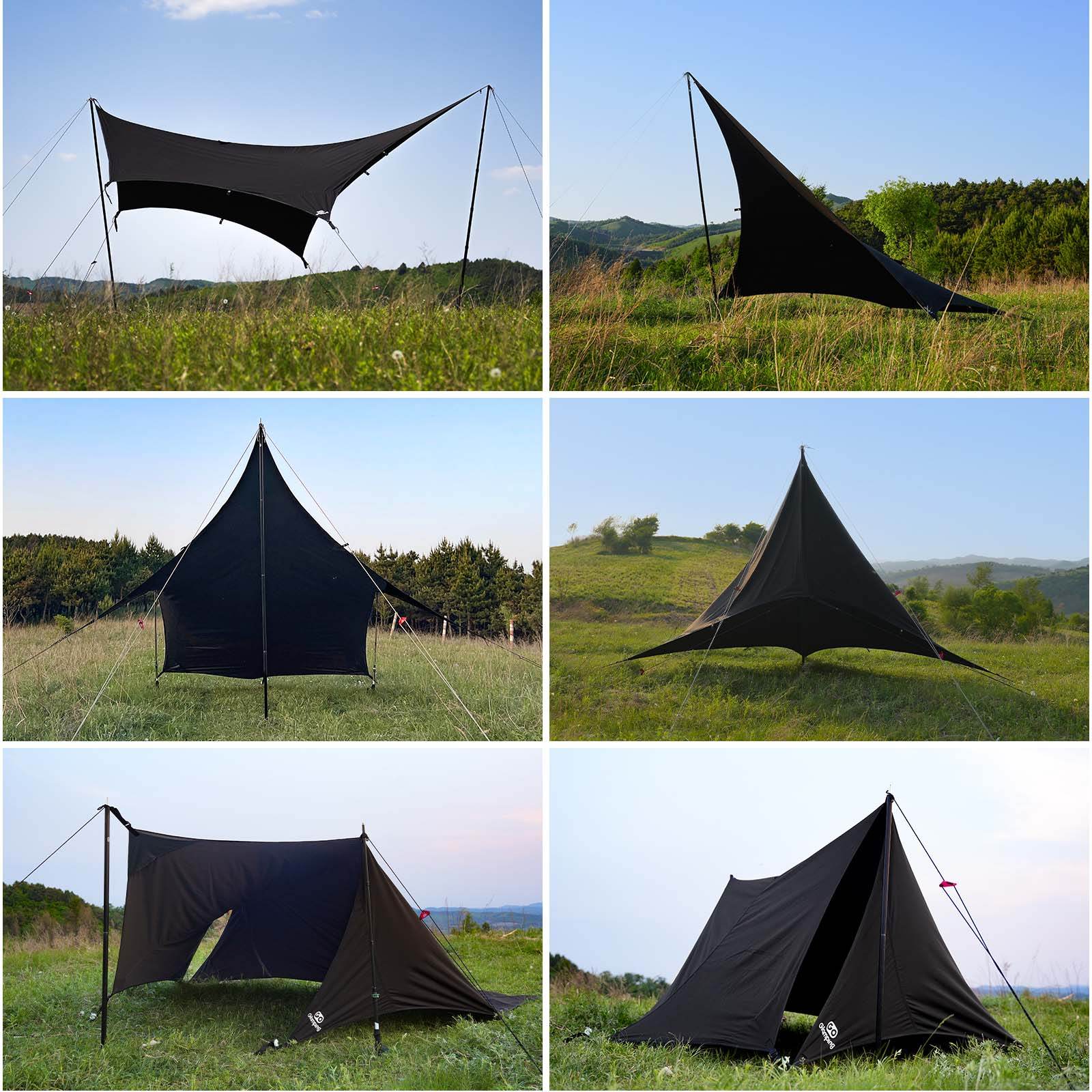 GOGlamping 山帆ヘキサタープ TC新品 GOGlamping 山帆 ヘキサタープ TC