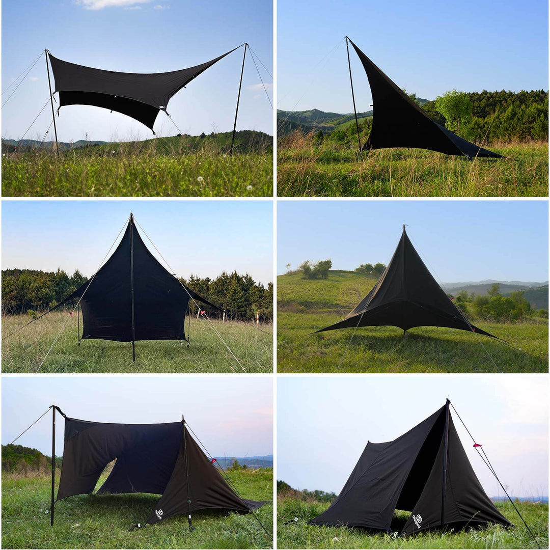 【絶版品】山帆 ヘキサタープ TC 4.2ＭＸ4.1Ｍ - GOGlamping