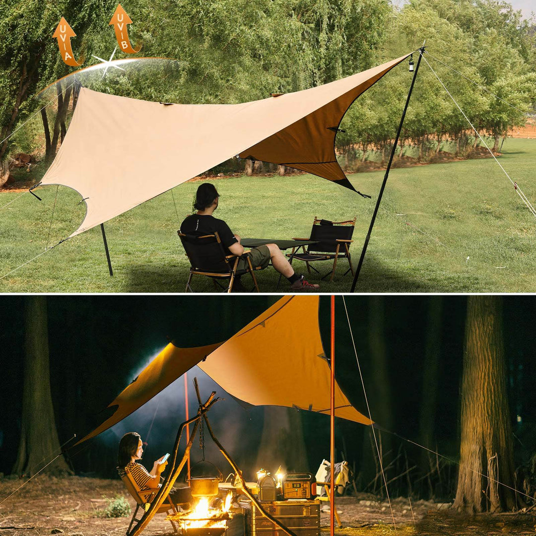【絶版品】山帆 ヘキサタープ TC 4.2ＭＸ4.1Ｍ - GOGlamping