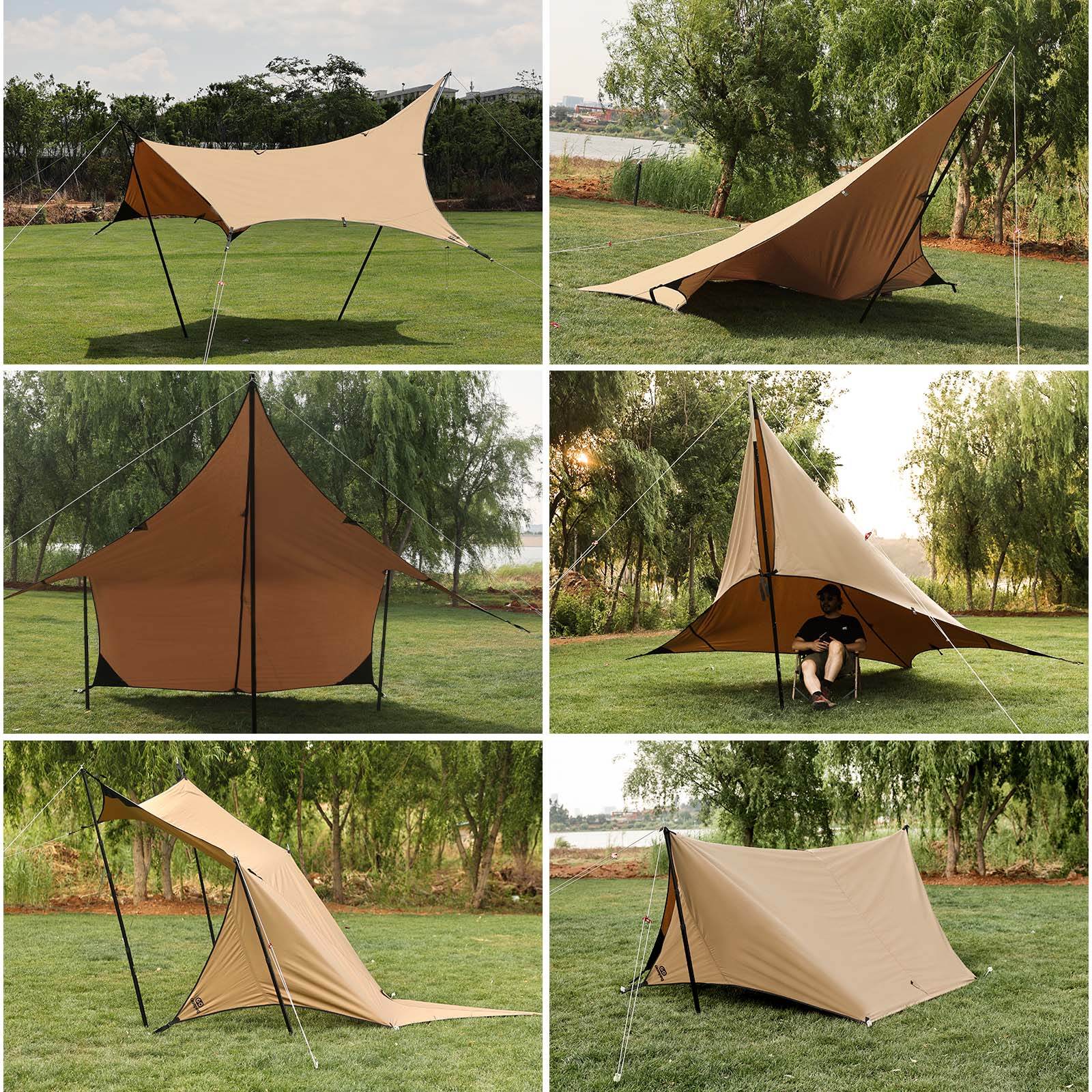 GOGlamping 山帆 ヘキサタープ TC