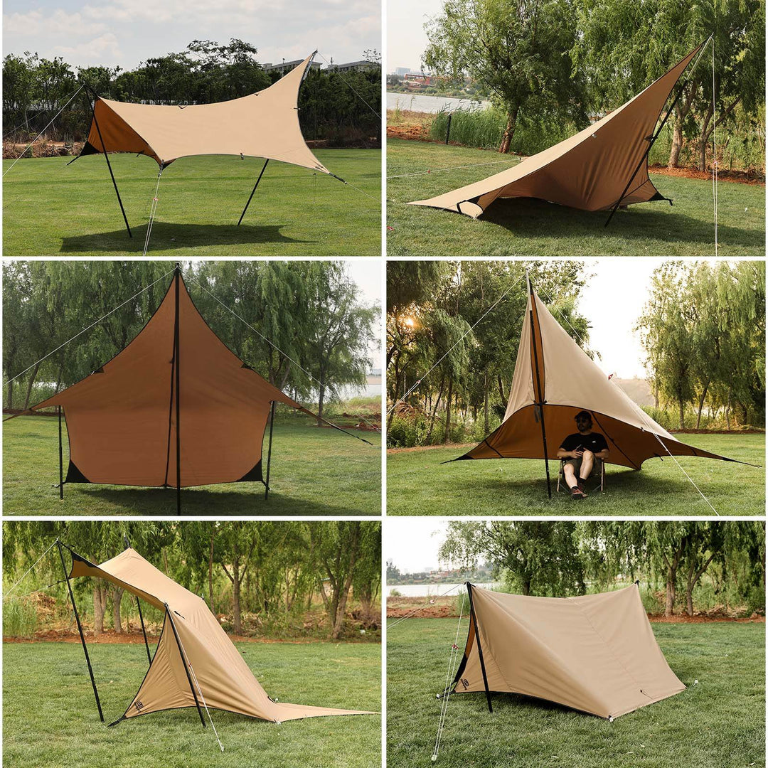 【絶版品】山帆 ヘキサタープ TC 4.2ＭＸ4.1Ｍ - GOGlamping