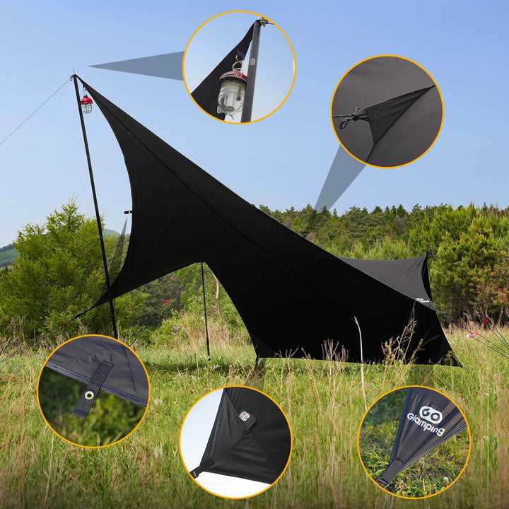 【絶版品】山帆 ヘキサタープ TC 4.2ＭＸ4.1Ｍ - GOGlamping