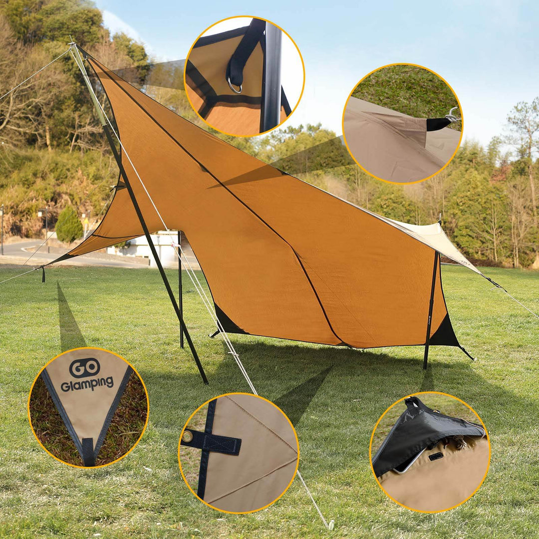【絶版品】山帆 ヘキサタープ TC 4.2ＭＸ4.1Ｍ - GOGlamping