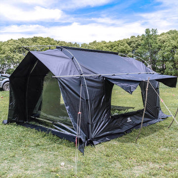 セット入り】カヌー 自立式 トンネルテント専用 TPUドア&TPUウィンドウ 