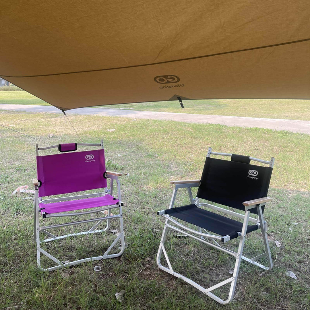 【特選セットセール】TSUBASA ヘキサタープ TC 4人用と アルミ製 アウトドア 折りたたみ チェア - GOGlamping
